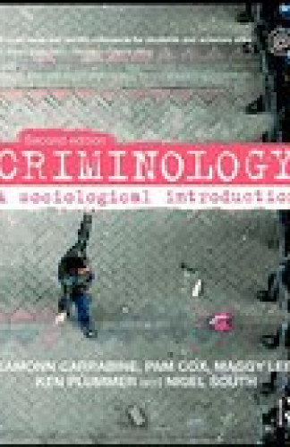 CRIMINOLOGY A SOCIOLOGICAL INTRODUCTION