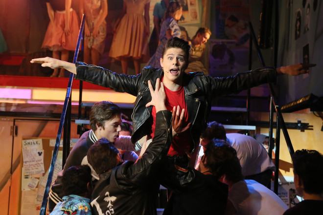 Callum Henderson in Hurtwood Musical Grease 2015 1